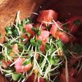ちぃ−ち−chan's cooksnap of when they made トマトとカイワレのナムル風サラダ♪.