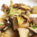 ちぃ−ち−chan's cooksnap of when they made 白菜、しいたけ、豚肉の炒め物.