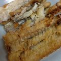 hitoejoy's cooksnap of when they made 太刀魚のからあげ＆骨せんべい.