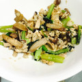 ecece's cooksnap of when they made 小松菜とごぼうの卵とじ.