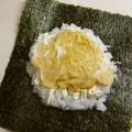 cyokko's cooksnap of when they made たまマヨおにぎり.