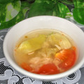 mielle's cooksnap of when they made 簡単！ホタテ缶を使った3色のスープ♬。•.