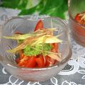 mielle's cooksnap of when they made トマトとおろしキュウリの酢醤油あえ＊*.