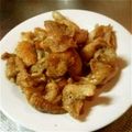 もりった's cooksnap of when they made とり皮のパリパリ焼き.