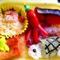 LYLA29's cooksnap of when they made キャラ弁　カメ.