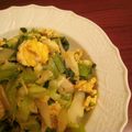 ホワイトパープル's cooksnap of when they made 簡単！チキナー(からし菜)麩ちゃんぷるー.