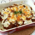 ＠みぃ's cooksnap of when they made 和洋折衷いいネ☆ハヤシうどんのチーズ焼き.