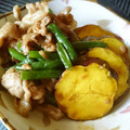 miyucyann's cooksnap of when they made 牛肉とさつまいもの甘辛炒め☆.