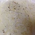 CR7SA's cooksnap of when they made 柚子胡椒で爽やかマヨチーズ春雨✿.