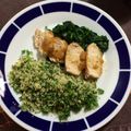 Honzie's cooksnap of when they made タブレ・パセリとクスクスのサラダ.
