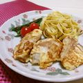 赤い電話's cooksnap of when they made 子供に魚を♪超簡単　タラのピカタ？.