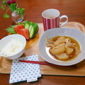italianaピグ's cooksnap of when they made 簡単大根と長ねぎと豚肉の炒め煮。.