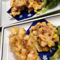 burokko's cooksnap of when they made イカ.コーン.玉ねぎのかき揚げ.