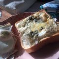 ともぱんたから's cooksnap of when they made ちりめんピザ風トースト.