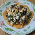しのばぁたん's cooksnap of when they made 寒じめほうれん草と干し柿の白和え.