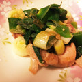 タマキ58's cooksnap of when they made 簡単♪下仁田ネギと鶏のガーリック炒め☆.