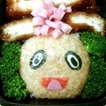 ゆうままままん's cooksnap of when they made 妖怪ウォッチ＊砂夫のキャラ弁.
