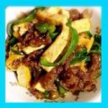 もえ1007's cooksnap of when they made 節約！かさましチンジャオロース.