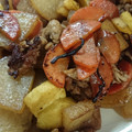 santye's cooksnap of when they made 冬瓜と豚ばら肉の塩昆布炒め.