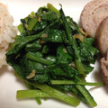 まろんクン's cooksnap of when they made 小松菜と乾燥小エビの炒め物.