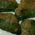 クラふぉん's cooksnap of when they made 簡単！節約！鶏ひき肉の大葉巻き.