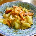 遠野物語's cooksnap of when they made 醤油をかけて食べるキャベ炒め♪.
