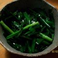のぽぴん's cooksnap of when they made にらの炒めおひたし.