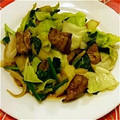 fukudoru's cooksnap of when they made *たっぷり野菜と鶏肝の中華風炒め*.