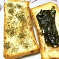 ♡mana's cooksnap of when they made 朝食に!!おやつに!!のりバタトースト♪.