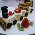 とまちゃん103's cooksnap of when they made お誕生日♪　電車のケーキ☆.