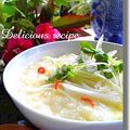 pappatyan's cooksnap of when they made 〆の雑炊～中華風☆白味噌仕立て～.