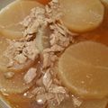 kiel's cooksnap of when they made ツナ大根の煮物.