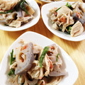 minalu's cooksnap of when they made 簡単!!蓮根とササミの梅和え.