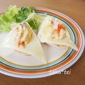 taku＊tei's cooksnap of when they made 朝の幸せチーズポテサラのブルスケッタ.