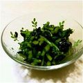有ちん's cooksnap of when they made 海苔まみれ～春菊のおひたし.