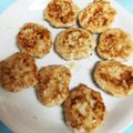 おおちゃんとカチカチ's cooksnap of when they made 離乳食＠ふんわり鶏つくね.