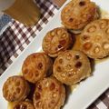 シップル's cooksnap of when they made 鶏ひき肉のれんこん挟み焼き.