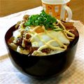 Mnakayoshi's cooksnap of when they made 簡単～!!温玉♡豚丼♡.