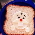 ＊ｃｈ！ｋａ＊'s cooksnap of when they made *オラフ(ツムツムver.)トースト*.