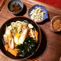 chocomas's cooksnap of when they made 【農家のレシピ】具沢山☆鶏塩うどん.