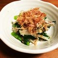 ピグぽんぽん's cooksnap of when they made 春菊のお浸し.