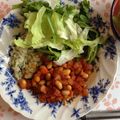 barney♪'s cooksnap of when they made 「1日分の野菜」でポークビーンズ☆ライス.