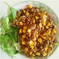 HAJIME0215's cooksnap of when they made 豚挽き肉とコーンの味噌バター炒め♪.