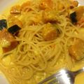 youcay's cooksnap of when they made かぼちゃのクリームパスタ.