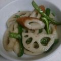 のほほんな's cooksnap of when they made お弁当にも！あと一品のレンコンの煮物.