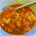 dめぐb's cooksnap of when they made 【一人暮らし】ロールキャベツ風スープ.
