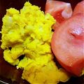 とむしゃん！'s cooksnap of when they made レンジでもう1品。かぼちゃのカレーサラダ.