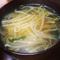 ほもい's cooksnap of when they made もやしだけなのに何か美味しい味噌汁.