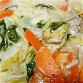 happyuo's cooksnap of when they made 鶏肉と白菜のクリーム煮.