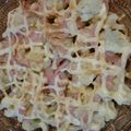 w_moon's cooksnap of when they made カリフラワーとウィンナーのマヨネーズ焼き.